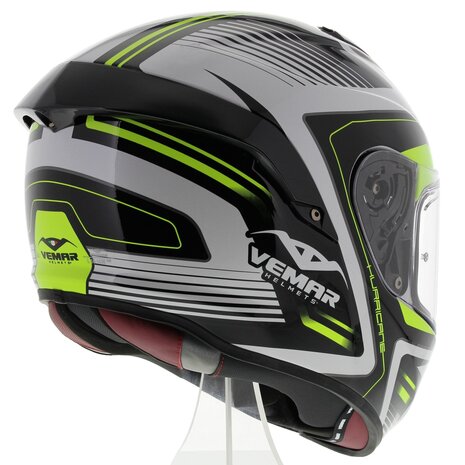 Vemar Hurricane Laser gloss white yellow black - Size XL
