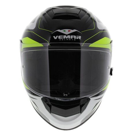 Vemar Hurricane Laser gloss white yellow black - Size XL