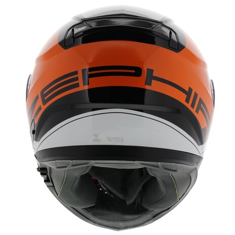 Vemar Zephir Mars orange white - Size L - Motorcycle helmet