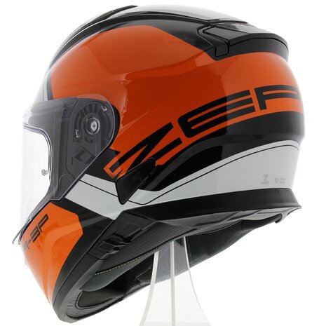 Vemar Zephir Mars orange white - Size L - Motorcycle helmet