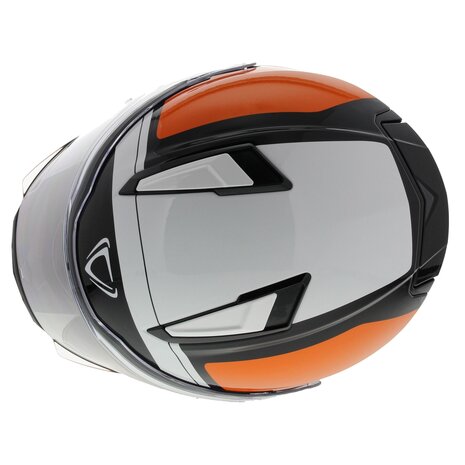 Vemar Zephir Mars orange white - Size L - Motorcycle helmet