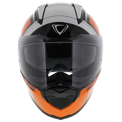 Vemar Zephir Mars orange white - Size L - Motorcycle helmet