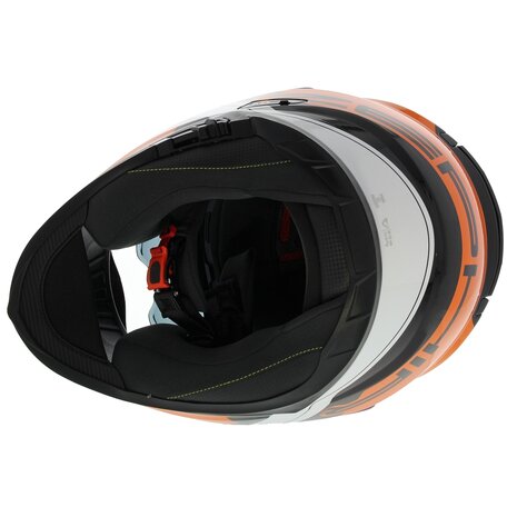 Vemar Zephir Mars orange white - Size L - Motorcycle helmet