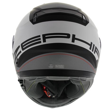 Vemar Zephir Mars matt white silver - Size XS - Motorcycle helmet