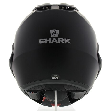 Shark EVO-GT Modular Helmet Blank Matt Black - Motorcycle flip back helmet