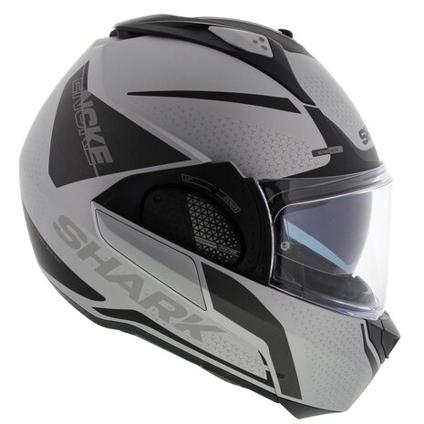 Shark EVO-GT Modular Motorcycle Helmet Encke matt silver anthracite - XS