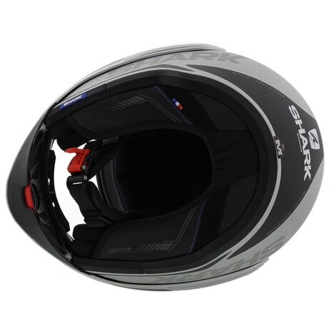 Shark EVO-GT Modular Motorcycle Helmet Encke matt silver anthracite - XS