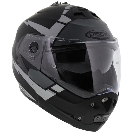 Caberg Duke ii 2 Flip Up Motorcycle helmet Kito matt black anthracite Helmetdiscounter