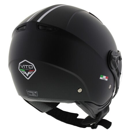 Vito Moda helmet matt black Notte