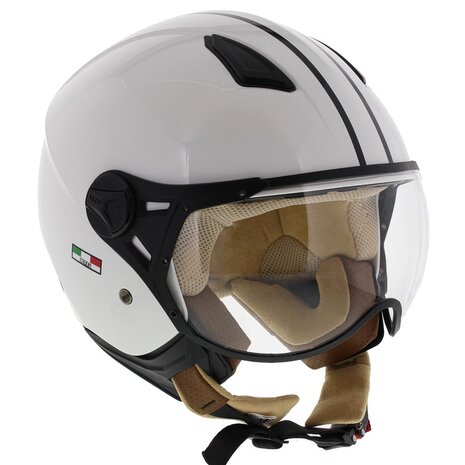 Vito Moda helmet gloss white