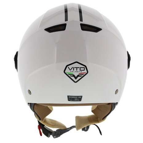 Vito Moda helmet gloss white