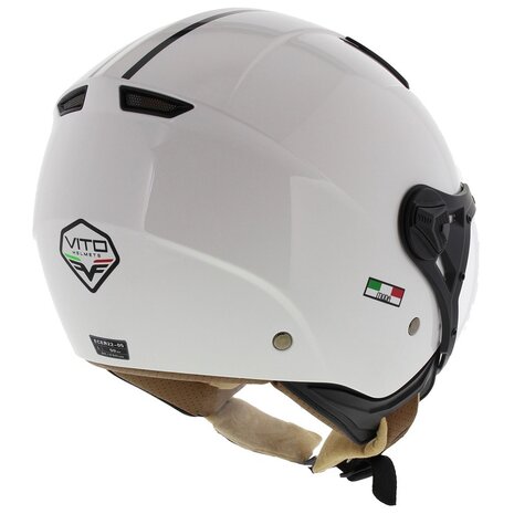 Vito Moda helmet gloss white