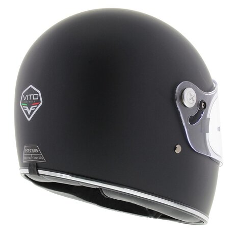 Vito Vintage full face helmet matt black