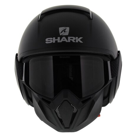 Shark Street Drak matt black - Size XS - Motorcycle helmet with mask
