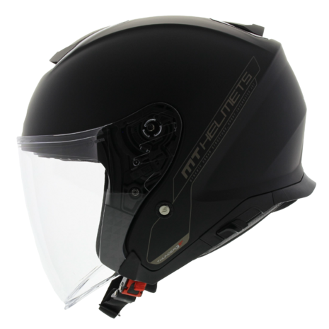 MT Thunder 3 SV Jet helmet mat black Helmetdiscounter