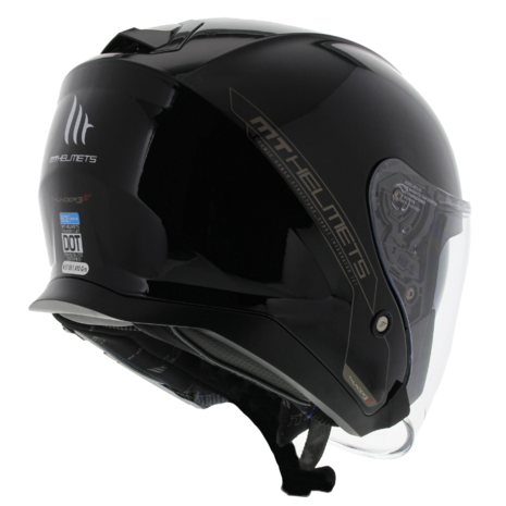 MT Thunder 3 SV Jet helmet gloss black