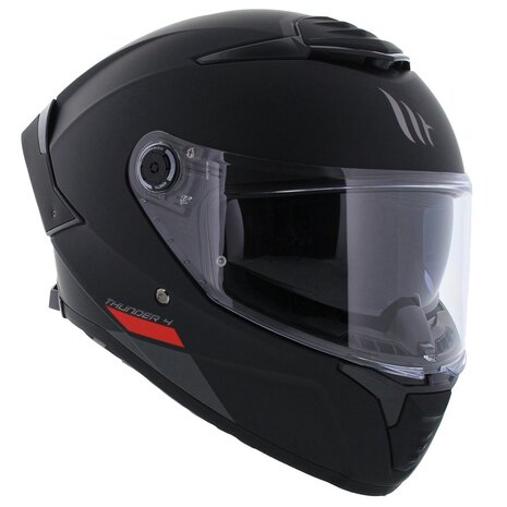 MT Thunder 4 SV helm mat zwart voorzijde rechts