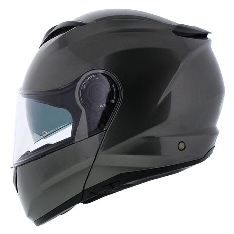 Vito Furio Modular Flip Up Motorcycle Helmet - Size S - gloss gunmetal - grey green