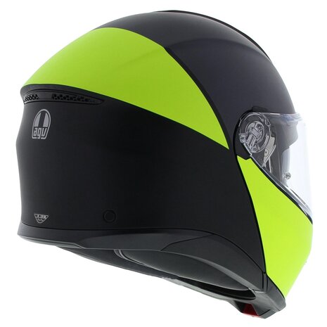 AGV Tourmodular helmet Balance matt black yellow fluo grey