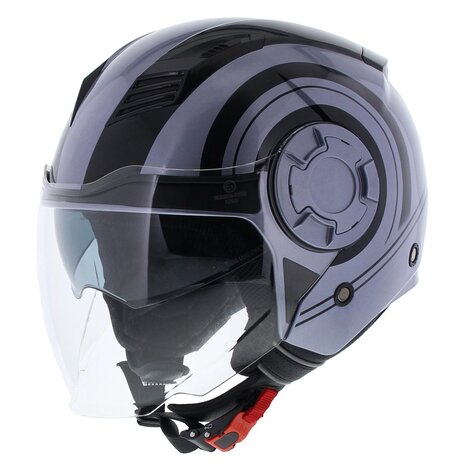 Vito Isola helmet gloss grey black