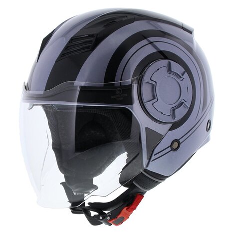 Vito Isola helmet gloss grey black