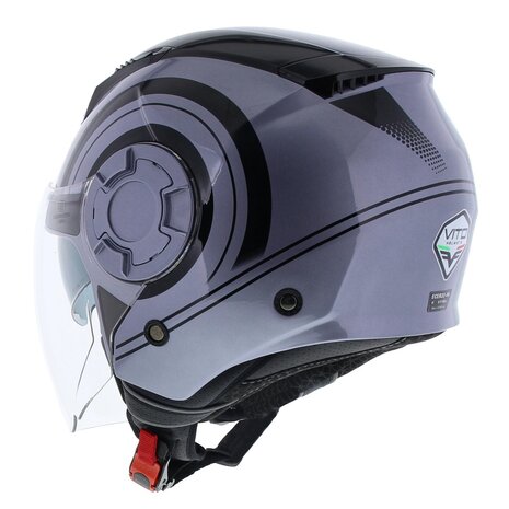 Vito Isola helmet gloss grey black