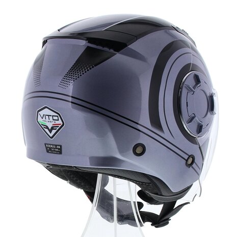 Vito Isola helmet gloss grey black