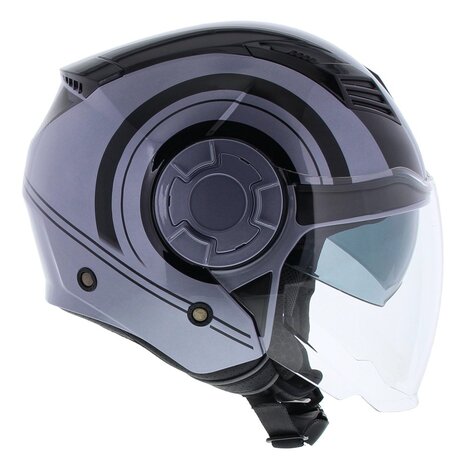 Vito Isola helmet gloss grey black