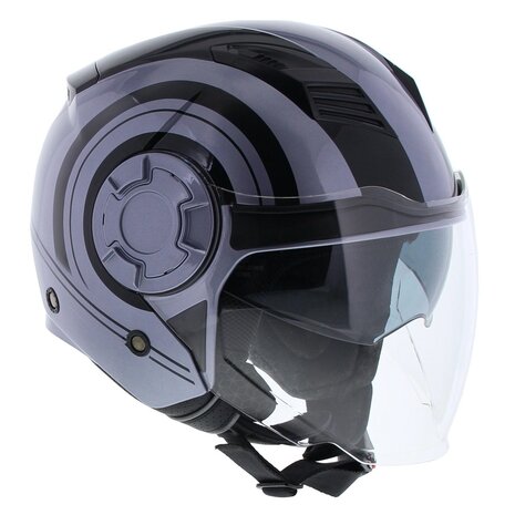 Vito Isola helmet gloss grey black