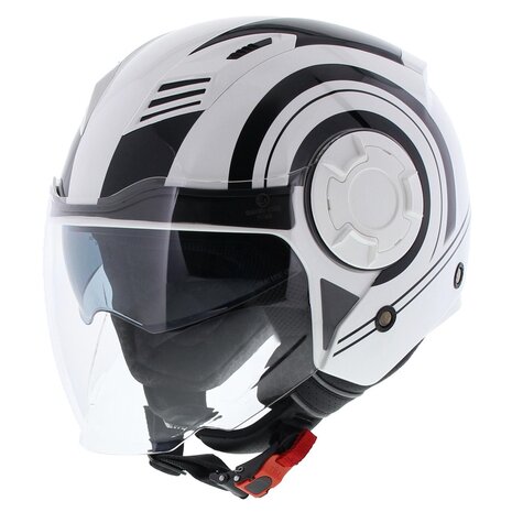 Vito Isola helmet gloss white black - Size XS