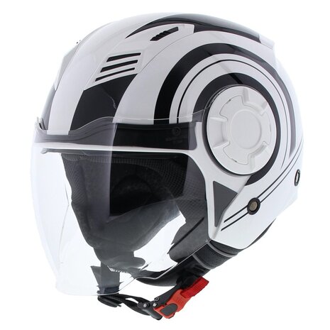 Vito Isola helmet gloss white black