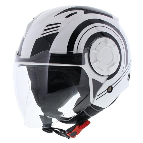 Vito Isola helmet gloss white black - Size XS