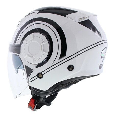 Vito Isola helmet gloss white black