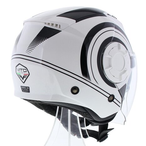 Vito Isola helmet gloss white black - Size XS