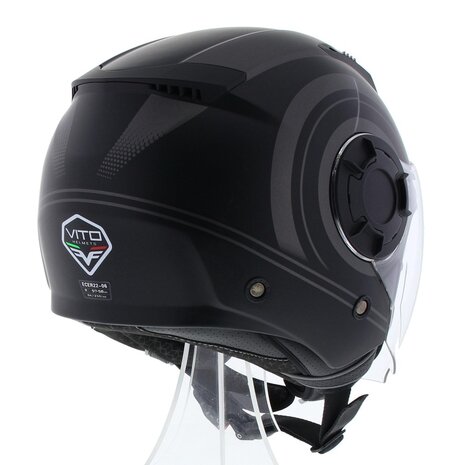 Vito Isola helmet matt black titanium - Size XS