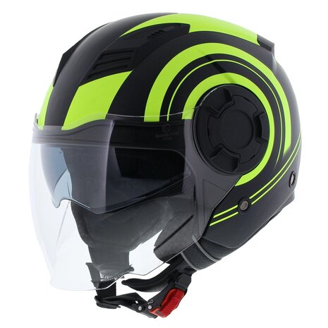 Vito Isola helmet matt black fluo yellow