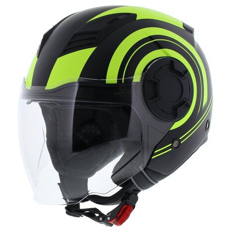 Vito Isola helmet matt black fluo yellow