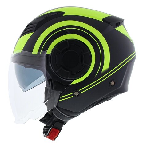 Vito Isola helmet matt black fluo yellow