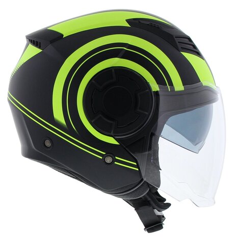 Vito Isola helmet matt black fluo yellow