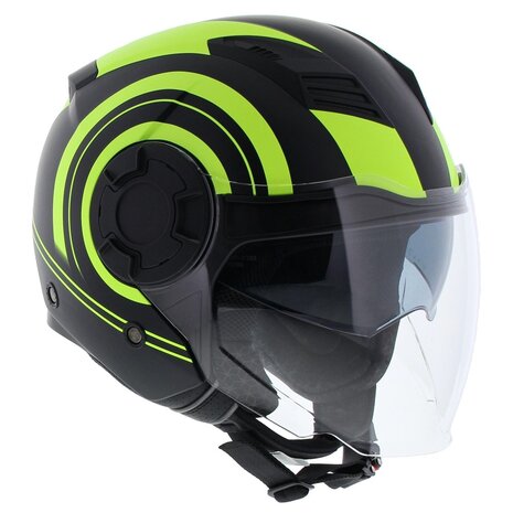 Vito Isola helmet matt black fluo yellow