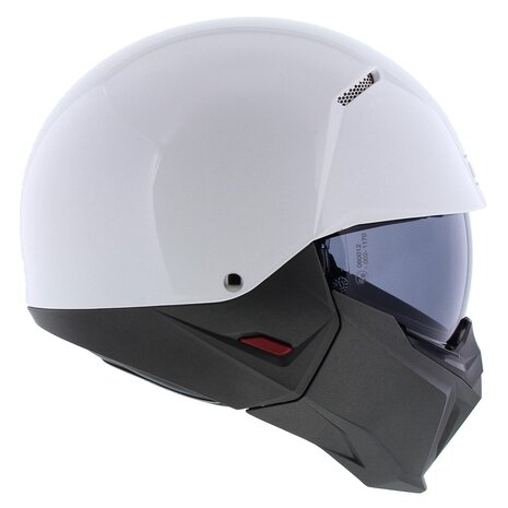 HJC I20 Streetfighter helmet pearl white semi flat black