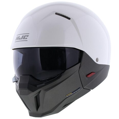 HJC I20 Streetfighter helmet pearl white semi flat black