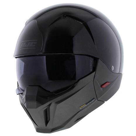 HJC I20 Streetfighter helmet pearl black semi flat titanium