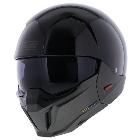 HJC I20 Streetfighter helmet pearl black semi flat titanium - Size XS