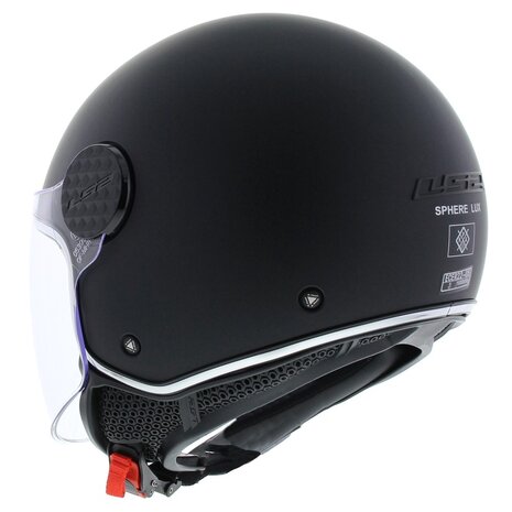 LS2 OF558 Sphere Lux Single Mono matt black - Size XS / 53-54CM - Motorcycle scooter helmet