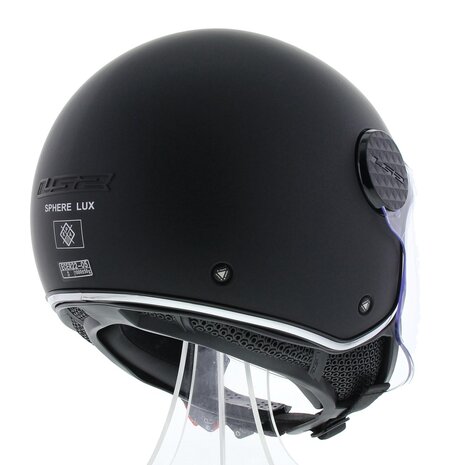 LS2 OF558 Sphere Lux Single Mono matt black - Size XS / 53-54CM - Motorcycle scooter helmet