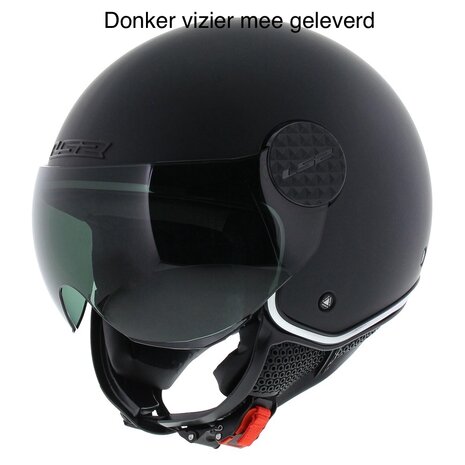 LS2 OF558 Sphere Lux Single Mono matt black - Size XS / 53-54CM - Motorcycle scooter helmet