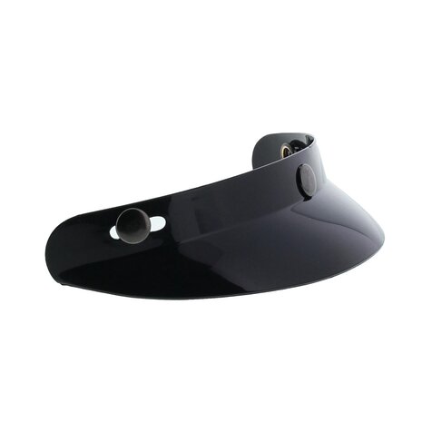 Helmet peak short gloss black