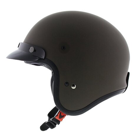 Helmet peak short gloss black