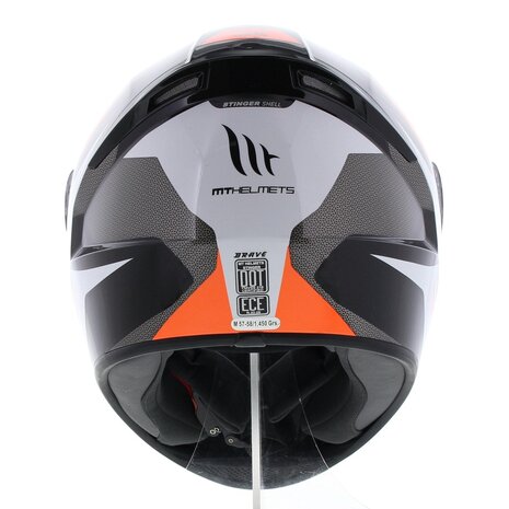 MT Stinger Helmet Brave E2 gloss fluor orange